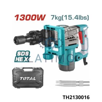 TOTAL marteau piqueur 1300w 07kg TH2130016