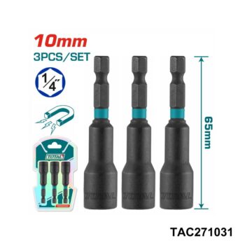 TOTAL douille magnetique 10mm TAC271031