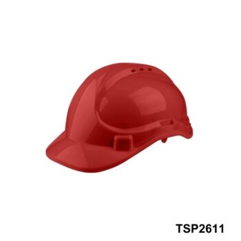 TOTAL casque de protection rouge TSP2611