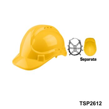 TOTAL casque de protection jaune TSP2612