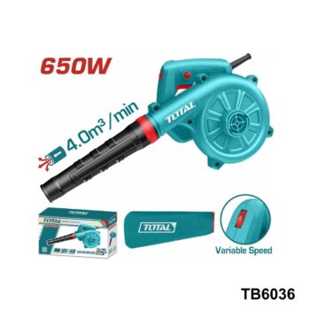 TOTAL souffleur aspirateur avec variateur 650w TB6036