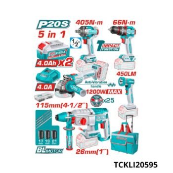 TOTAL Pack electroporatif + sac + acc 5en1 TCKLI20595