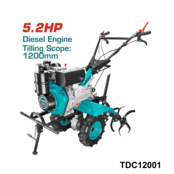 TOTAL motoculteur diesel 5.2hp TDC12001