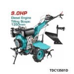 TOTAL motoculteur diesel 9hp TDC13501D