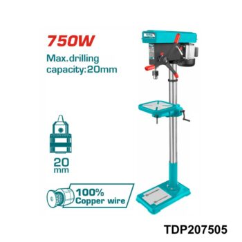 TOTAL perceuse a colonne établi 16 750w TDP207505