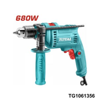 TOTAL perceuse a percussion 680w TG1061356
