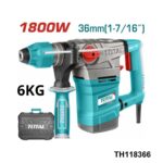 TOTAL marteau perforateur sds plus 1800w TH118366