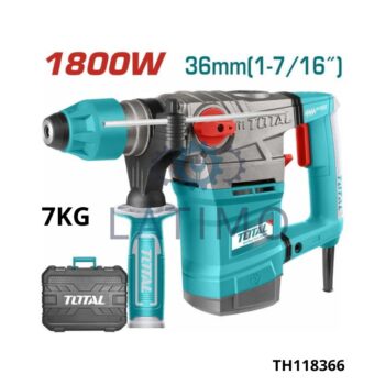 Marteau perforateur sds plus 1800w-Total