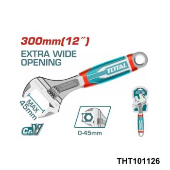 TOTAL cle a molette 12" THT101126