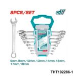 TOTAL jeu de cles combinees THT102286-1