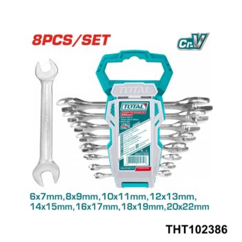 TOTAL jeu de cles a fourche THT102386