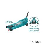 Total cric 3 tonne rouleur crocodile THT10834