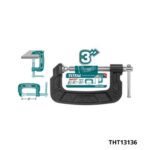 TOTAL serre joint bois 3" 75mm THT13136