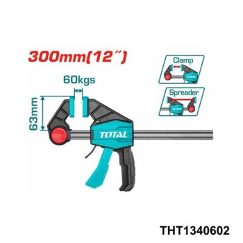 TOTAL serre joint a cliquet 12" 63x300mm THT1340602