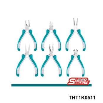 TOTAL ensemble de mini pinces 6 pieces THT1K0511