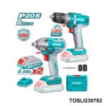 TOTAL kit visseuse et cle a choc TOSLI230702