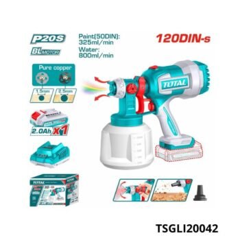 TOTAL pistolet de peinture a batterie TSGLI20042