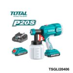 TOTAL pistolet de peinture a batterie TSGLI20406