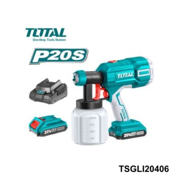TOTAL pistolet de peinture a batterie TSGLI20406