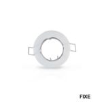 Spot fixe rond blanc