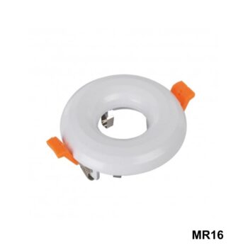 Spot plas mr16 rond blanc 112