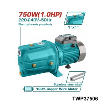 TOTAL pompe a eau jet 1hp TWP37506