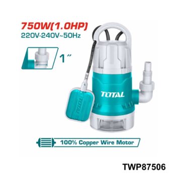 TOTAL pompe submersible 750 watt 1hp TWP87506