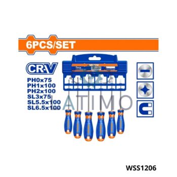 jeu 6 tournevis crv-Wadfow