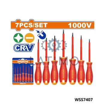 Jeu 7 tournevis isole crv-Wadfow