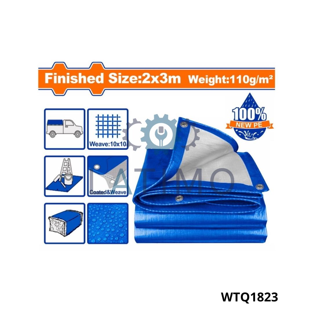 WADFOW bache de protection 2mx3m WTQ1823 Bache de protection 2mx3m-Wadfow