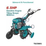 motoculteur essence 6.5hp-total