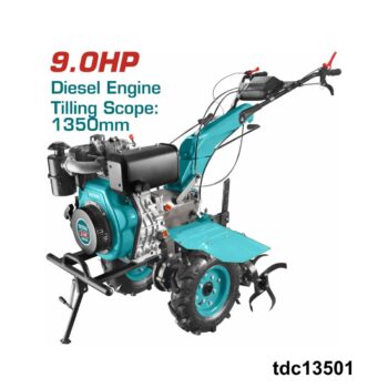 TOTAL motoculteur diesel 9hp TDC13501