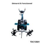 TOTAL motoculteur diesel 9hp TDC13501