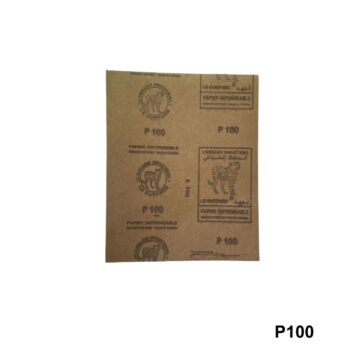Papier abrasif p100
