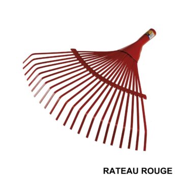 Râteau gazon rouge