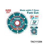 TOTAL disque diamant 125mmX 22*2mm TAC111254