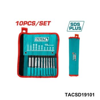 TOTAL jeu10 pcs foret sds plus + burin TACSD19101