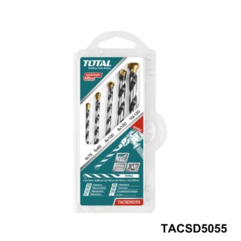 TOTAL jeu de 05 forets Beton TACSD5055