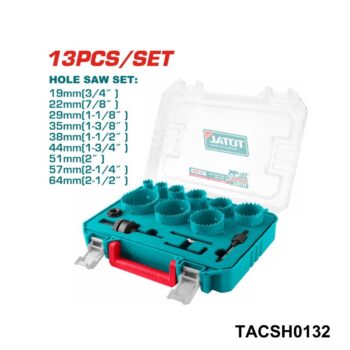 TOTAL ensemble  13 de scies-cloches bi-metal TACSH0132