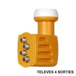 TELEVES Tete parabole 4 sorties 761001
