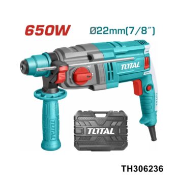 TOTAL marteau rotatif 650w sds plus TH306236