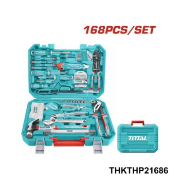 TOTAL pack outils 168 pcs THKTHP21686