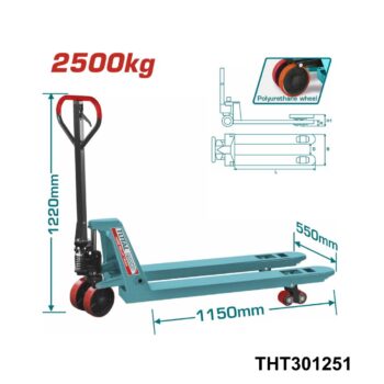 TOTAL transpalette 2.5 ton THT301251