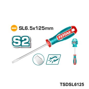 TOTAL tournevis sl6.5*125 francais TSDSL6125