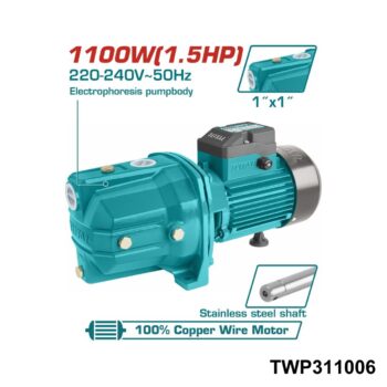 TOTAL pompe jet 1.5hp TWP311006