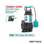 TOTAL pompe submersible 750w inox TWP775016