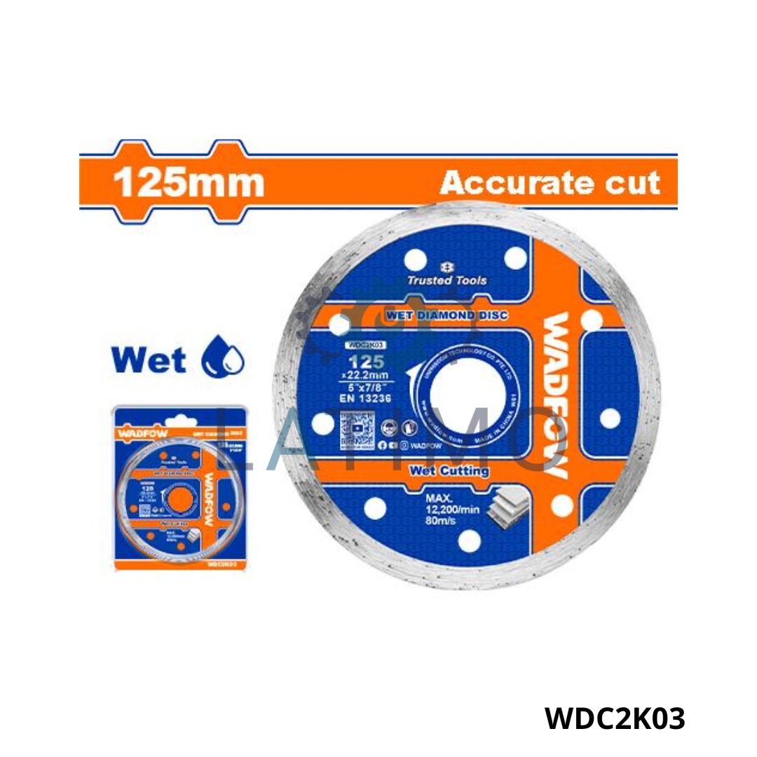 WADFOW disque diamant humide 125 WDC2K03 Disque diamant humide 125-Wadfow