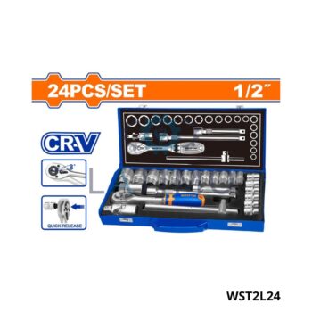 Jeu 24 cle cliquet 1/2-Wadfow