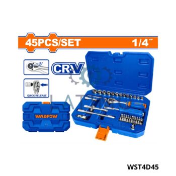 Jeu 45 cle cliquet 1/4-Wadfow