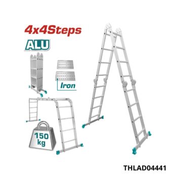 TOTAL echelle transformable aluminium 4x4 75m THLAD04441